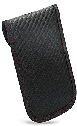 YJADHU RFID-Signalblockiertasche Abdeckung Signalblocker-Case-Käfig-Tasche für schlüssellose Autoschlüssel Strahlenschutz-Handy, passend für Faraday
