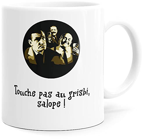 Luigi Collection Mug Humour Audiard. Tontons flingueurs Grisbi Tasse Message drôle Cinéma Citation Culte. Idée Cadeau Original Film pour Ami Collègue Frère Père Mère pour Anniversaire Noël