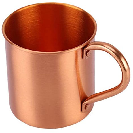 Danlai Reiner Kupferbecher gehämmerter Kupferbecher für Moskau-Maultiere ohne Innenliner für Becher Kaffee-Biermilch-Wasserbecher (450ml)