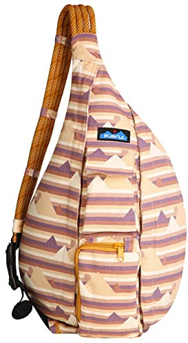 KAVU Original Rope Bag Sling Pack mit verstellbarem Seil-Schultergurt, Summit View, Einheitsgröße