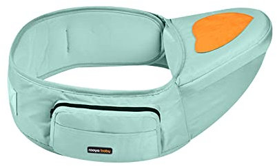 SONARIN Ergonomischer Baby Hüftsitz,Multifunktionaler Leichter Verstellbarer Taille Hocker Babytrage Hipseat Hüfttrage Bauchtragen mit Seitentasche für Baby Kleinkinder 0-36 Monaten(Grün)