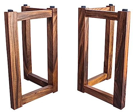 Holz-Möbelfüße,2x Robuste Massivholz Tischbeine Möbelbeine,68cm Vintage-Dekoration V-Tischgestell,Esstischbeine/Stützbeine,Couchtisch Möbelfüsse,mit Bodenschutz (80x65cm)