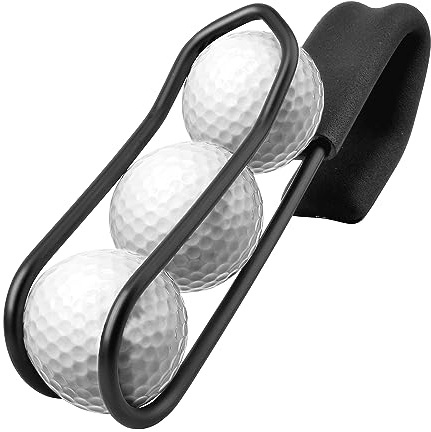 Golf Ball Holder – håller 3 bollar lätt att fästa till väska eller cart, golf gag tillbehör golfgåvor