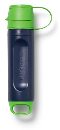 LifeStraw Peak Series – Solo personal water filter for hiking, camping, travel, survival and emergency preparedness. Removes bacteria, parasites and microplastics, Limeade