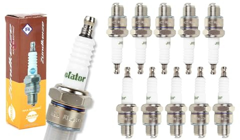 10x Zündkerze Isolator Spezial M14-260, Schlüsselweite 21mm für Simson S50 S51 S70 S53 SR50 SR80 KR51 SR4, MZ ES TS ETS ETZ BK350, IWL, AWO, EMW