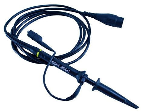 JUUTQA Sonde d'oscilloscope numérique X1 X10, sondes de Test, Longueur 130cm, 200MHz, 250MHz, PP200 PP200B PP250 (Color : PP-200B-200MHz)