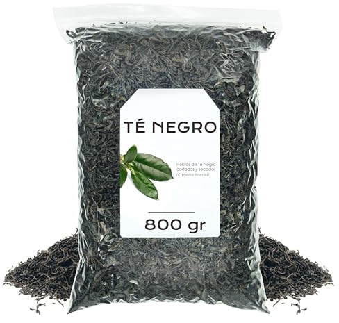 Té Negro Ceylan 800g | Con Sabor Intenso y Equilibrado, Destaca por su Aroma Fresco y su Carácter Tradicional con Notas Ligeramente Cítricas