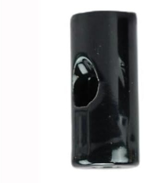 Derivacabili da soffitto in porcellana nera 20 x 45 mm F-Bright, ideali per collegamenti elettrici interni.