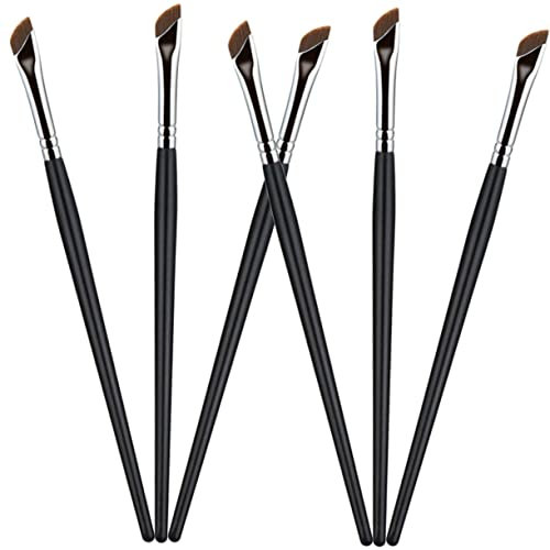 FOMIYES 6pcs Professional Eyebrow Brush Includes Angled Flat Concealer Liner Brushes for Makeup