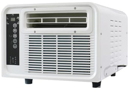 HIKKWXVN Acondicionadores de Aire móviles: Enfriador/Calentador de compresor de Modo Dual para Tiendas de campaña, vehículos recreativos y Camioneros, Trabajos al Aire Libre,Blanca