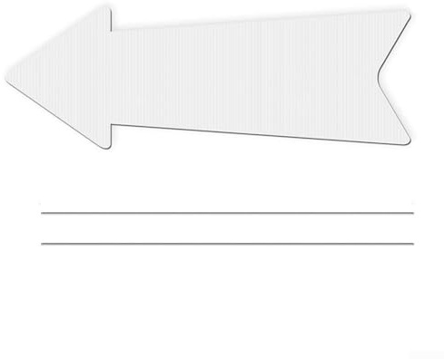 Oniissy DIY Blanko-Hofschild mit Heringen – 43,2 x 15,2 cm, wasserdichtes Gartenschild aus Metall und Kunststoff, für Party, Hochzeit und Veranstaltungen im Freien (10)