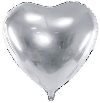 Palloncino in Mylar a forma di cuore, 45 cm, per decorazione di matrimonio, compleanno, San Valentino, battesimo, festa prenatale, gonfiabile ad aria o elio