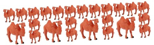 ERINGOGO Set da 6 Statuette di Cammelli Realistici in Miniatura Ornamenti Cammello per Paesaggi Giocattoli Educativi per Decorazioni per Giardino e Casette Giocattolo