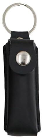 de Piel para Unidad Flash USB, Soporte con Tapa Protectora, Llavero Compacto de Poliuretano de 2.4 x 0.8 x 0.4 Pulgadas, Organizador antipérdida de 15 g, para Profesores, Profesionales de TI