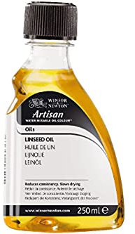 Winsor & Newton 3039723 Artisan Öl - Leinöl für wassermischbare Ölfarben, 250ml Flasche