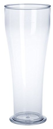 SET 53 St. Weizenbierglas 0,3l SAN Glasklar Kunststoff Spülmaschinen fest, lebensmittelecht