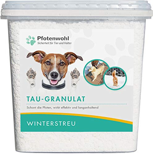 HOTREGA Taugranulat Pfotenwohl 5 Liter | Streusalzfrei und pfotenschonend | Auftaumittel gegen Eis und Schnee | Langzeitschutz bis zu 3 Tagen