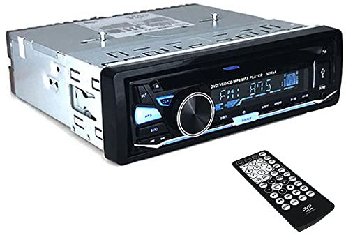 PolarLander Universal 1 DIN Autoradio Autoradio Lettore Audio Staccabile Pannello Frontale Lettore Dvd Dvd MP3 con Ingresso Aux Aux Porta SD/USB