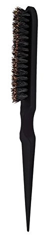 Fdit Spazzola Districante Professionale per Capelli con Pettine Anti-Groviglio, Portatile per Styling Serale (Nero)