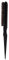 Brosse à cheveux, coiffeur professionnel brosse à cheveux enchevêtrement peigne queue peigne outils de coiffeur(noir)