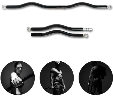 PAKAMA - Mobile SZ-Stange für Widerstandsbänder & Resistance Bands - Fitness-Bar für Home Workout & Krafttraining Zuhause - Smarte Hantel für Kniebeugen, Kreuzheben & Bankdrücken