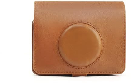 Aisnyho Instant Mini EVO Case,Camera Protective Case Bag for Fujifilm Instax Mini EVO with Shoulder Strap (Brown)