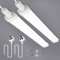 BrightFly Reglette LED 120cm(2 pièces), IP65 Neon LED avec prise européenne 30W 3420lm, Tube LED super brillante 6500K, idéale pour Garage, Cave, Atelier,Plafond, Bureau, Hangar, Cuisine