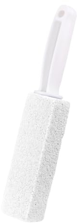 Bimsstein Reinigungsstein für Toilette Mit Griff - Toilettenreiniger, Cleaning Block WC, Putzstein für Fußpflege, Küche, Dusche, Bad, Pool, Waschbecken (White A)