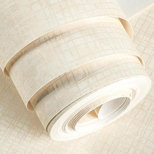 Trafagala Plain Yellow Wallpaper Geometric Tartan Design Embossed Textured Wallpaper for Bedroom Adults Girls Living Room Hallway and Stairs