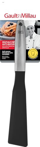 GAULT&MILLAU - Espátula para panqueques de nailon resistente a los arañazos, fina y manejable para crepes perfectos, resistente y ligera, paquete de 1