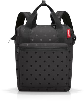 reisenthel JR7075 ALLROUNDER R Gym Bag Unisex Adult GLOSSY DOTS BLACK Größe Unica