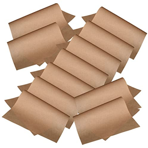OKUMEYR 100pièces Papier Sulfurisé De Cuisson Antiadhésif Protège-plat Renforcé Pour Four Et Friteuse à Air Résistant Haute Température Pour Biscuits Pain Pizza Viande Emballage Alimentair