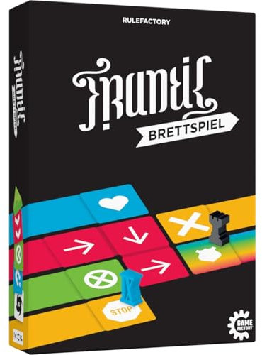 Game Factory 646076 Frantic Brettspiel, das hinterhältige Laufspiel, fieses Gesellschaftsspiel für 2-6 Personen ab 12 Jahren