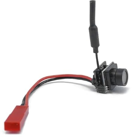 Knoruley Caméra Micro AIO 800TVL avec Émetteur FPV 5,8 GHz de 25 MW et Antenne Dipôle en Laiton, Combo pour Drone Quadricoptère FPV 701U-C