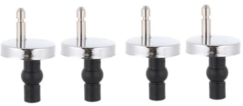 EXCEART 2 Set Cerniera Del Coperchio Del Water Raccordi Per Coperchio Del Water Cerniera Di Ricambio Per Sedile Wc Sedile Del Gabinetto Sedile Wc Universale Lega Di Zinco Nero