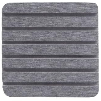 TUOYDJA Diatomite Stone Bath Mat,Quick Dry Stone Mat Kitch 2PCS Absorbent Pad Schnell Trocknend Lagerung Coaster Bad rutschfeste Quadratische Waschbecken Tablett Absorbieren Matte(6,10x10cm)