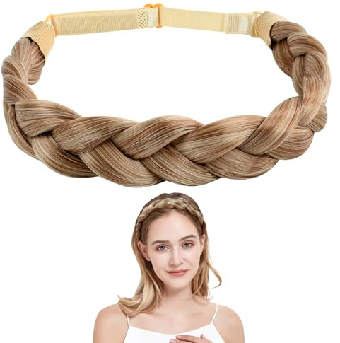 Dirndl Haarreif, Haarschmuck Oktoberfest Damen, Haarreif Oktoberfest, 3 Stränge Trachten Haarreifen, Haarband Geflochten für Bayerisches Bierfest, Hochzeit, Party, Reisen