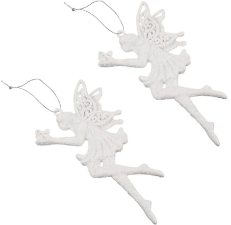 Ciieeo 2 Pezzi Decorazioni Natalizie per Albero Pendenti Cartoni Animati per Decorazione Festiva Accessori per Appendere per Natale e Addobbi Murali