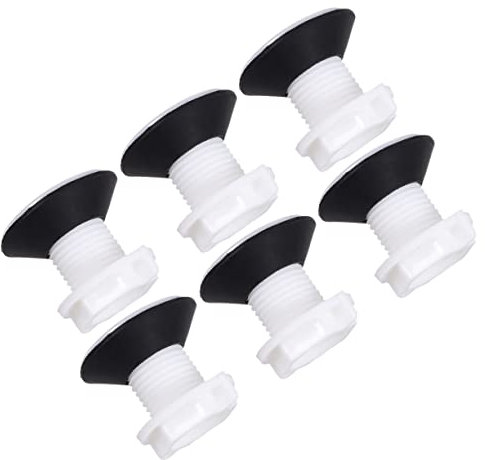 DIYEAH Bouchons D'évier En Plastique 6pcs Pour Lavabo Cuisine Bouchons D'eau Universels Anti-obstruction Facile à Installer Compatible Éviers De Salle De Bain Cuisine