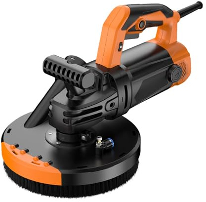 Electric Wall Planer Wall Planing Machine Wall Grinder 6 Speed Adjustment Concrete Power Shovel Wall Machine for Wall Renovation Cement Stripping Tools(Size:14.1 * 9in)