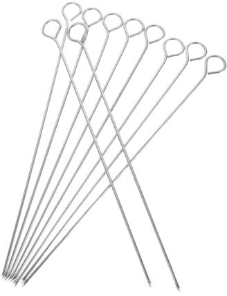 Angoily Agujas Perforadoras Para Mechas De Velas 25 Cm Acero 10 Unidades Herramientas Manualidades Candelas Fabricación Uso Doméstico Obsequio Artesanal