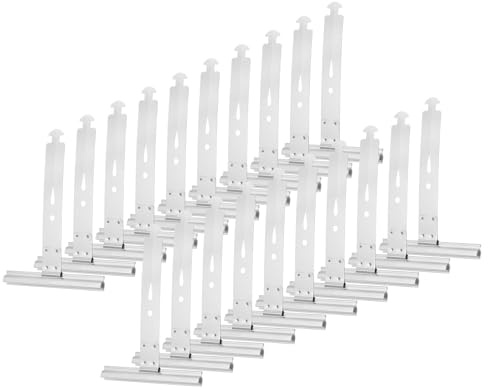QUARKZMAN 20 pcs Ressort de suspendu pour volet roulant, mini ressorts pour volet roulant à queue d'aronde fendue, ressort de suspendu en acier pour lames de stores enrouleurs