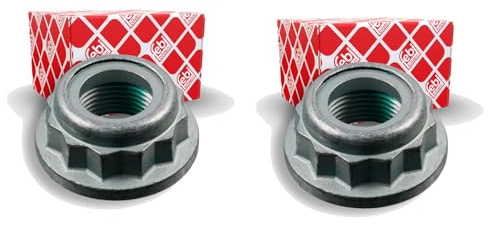 2x Febi Außenvielzahn Achsmutter M20 X 1,5 | 2x 08023 passend für W Golf 3 4 A3