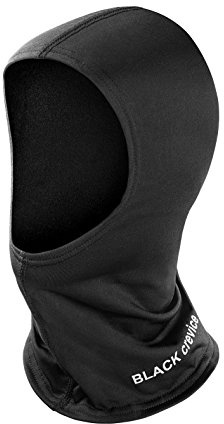 Black Crevice Balaklava I Stormmask män och kvinnor I Varm skidmask av 100% polyester I svart stormmask vinter I skidmask män och kvinnor i tre storlekar S, M, L I köldskydd ansikte