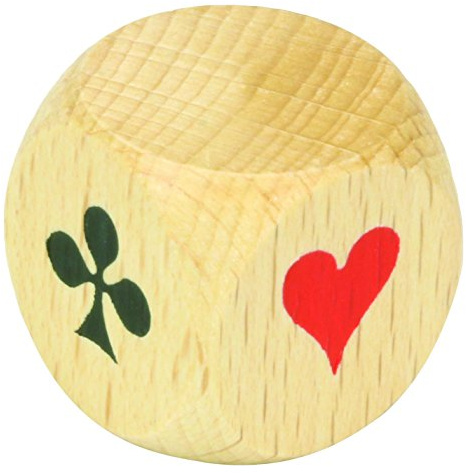 JEUJURA De de Belote dAtout en Bois