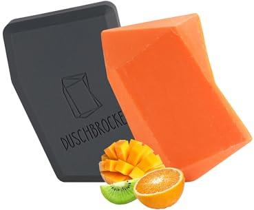 Duschbrocken Duschseife Set mit Verpackung [2in1] Festes Shampoo, 100g
