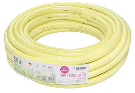 REHAU Gartenschlauch PRO LINE 1 Zoll 50m: umweltfreundliche Materialien, schadstofffrei, gutes Handling