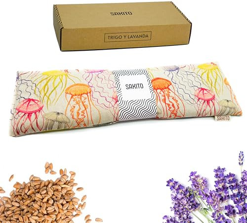 Cuscino Termico Microonde (43x12 cm) - Sollievo Naturale per Dolori Cervicali, Lombari e Mestruali, Uso a Caldo o a Freddo - Elevata Ritenzione del Calore - Profumo di Lavanda - Scatola Inclusa