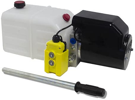 Flowfit Hydraulisches Kraftpaket mit 7 l Tank und Handpumpe, 24 V Gleichstrom, ZZ016195