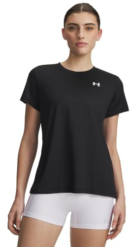 Under Armour Women's Tech Short Sleeve Crew, 001 Black, MD
